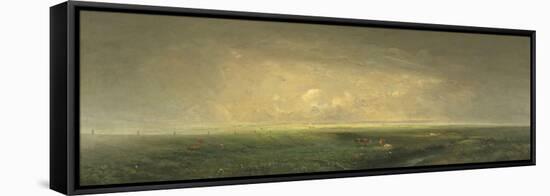 Pluie et soleil-Antoine Chintreuil-Framed Premier Image Canvas