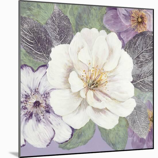 Plum and Lavender Garden 1-Colleen Sarah-Mounted Art Print