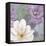 Plum and Lavender Garden 2-Colleen Sarah-Framed Stretched Canvas