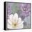 Plum and Lavender Garden 2-Colleen Sarah-Framed Stretched Canvas