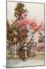 Plum Blossom and Lanterns-Ella Du Cane-Mounted Giclee Print