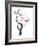 Plum Blossom Branch I-Nan Rae-Framed Premium Giclee Print