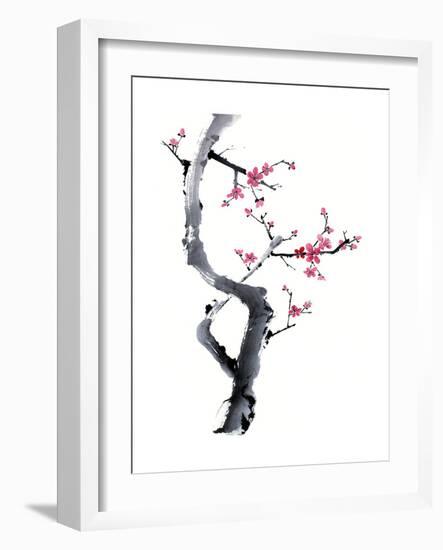 Plum Blossom Branch I-Nan Rae-Framed Premium Giclee Print