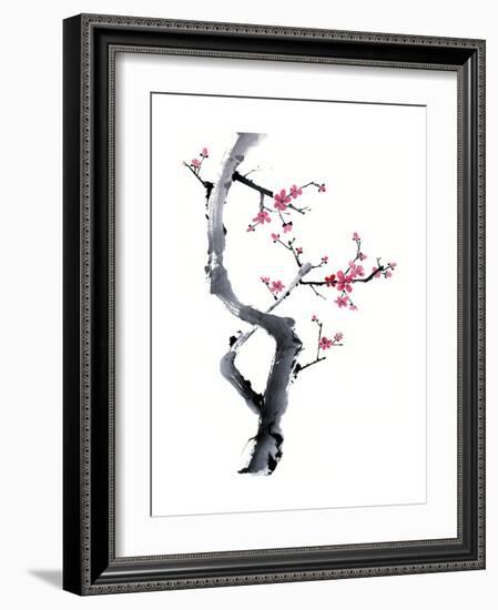 Plum Blossom Branch I-Nan Rae-Framed Premium Giclee Print