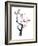 Plum Blossom Branch I-Nan Rae-Framed Premium Giclee Print