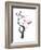 Plum Blossom Branch I-Nan Rae-Framed Art Print