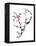 Plum Blossom Branch II-Nan Rae-Framed Stretched Canvas