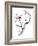 Plum Blossom Branch II-Nan Rae-Framed Art Print