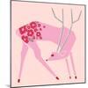 Plum Blossom Deer-null-Mounted Giclee Print