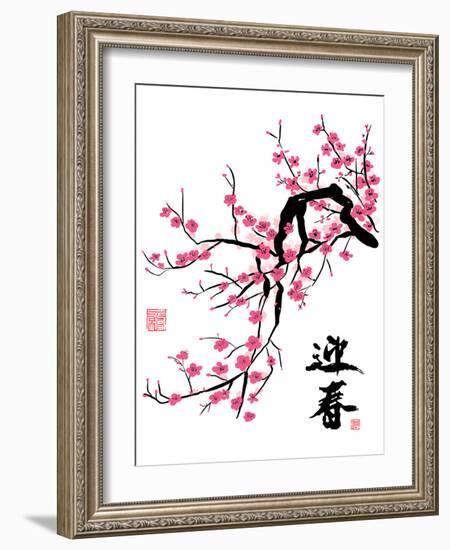 Plum Blossom-yienkeat-Framed Premium Giclee Print