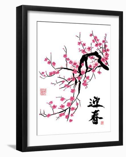 Plum Blossom-yienkeat-Framed Premium Giclee Print