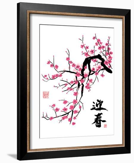 Plum Blossom-yienkeat-Framed Art Print