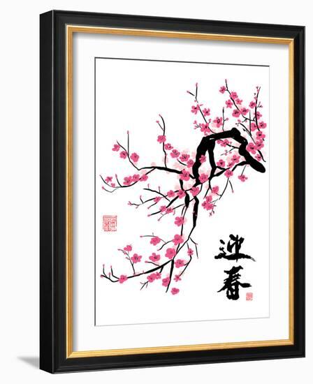 Plum Blossom-yienkeat-Framed Art Print