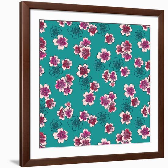 Plum Blossom-null-Framed Giclee Print