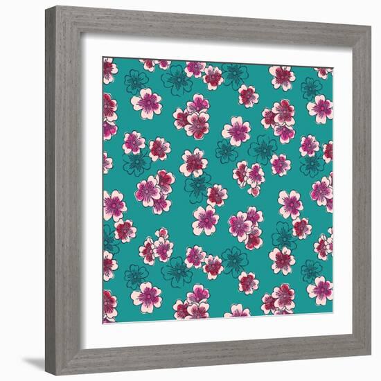 Plum Blossom-null-Framed Giclee Print