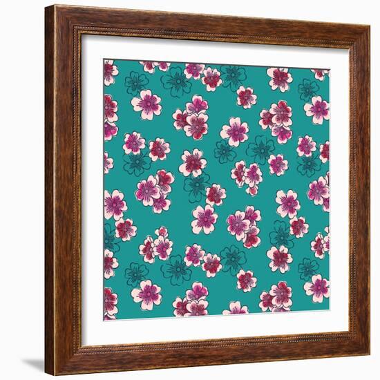 Plum Blossom-null-Framed Giclee Print