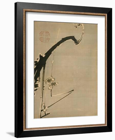 Plum Blossoms, 18th Century-Ito Jakuchu-Framed Giclee Print