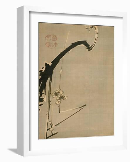 Plum Blossoms, 18th Century-Ito Jakuchu-Framed Giclee Print