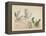 Plum Blossoms, C. 1877-Shibata Zeshin-Framed Premier Image Canvas