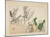 Plum Blossoms, C. 1877-Shibata Zeshin-Mounted Giclee Print