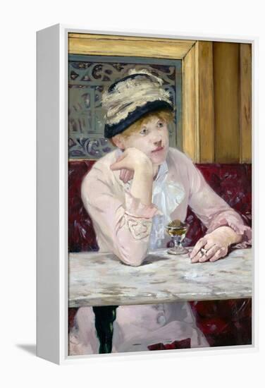 Plum Brandy by ‰Douard Manet-Édouard Manet-Framed Premier Image Canvas