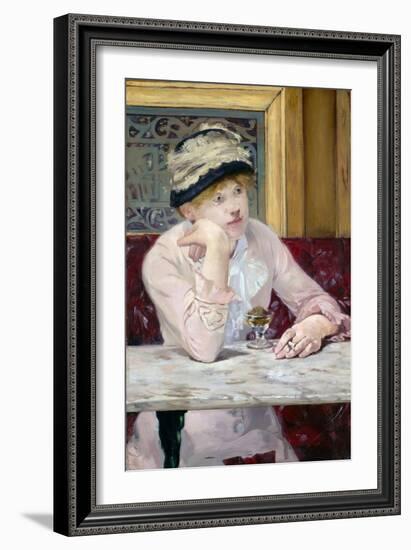 Plum Brandy by ‰Douard Manet-Édouard Manet-Framed Giclee Print