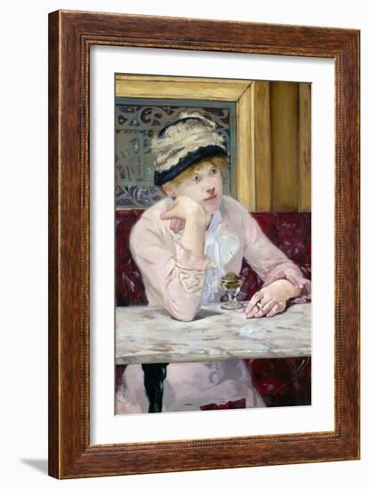 Plum Brandy by ‰Douard Manet-Édouard Manet-Framed Giclee Print