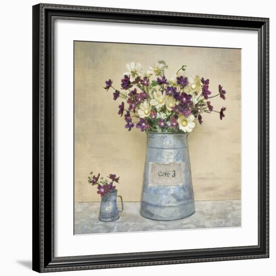 Plum Daisies-Cristin Atria-Framed Art Print