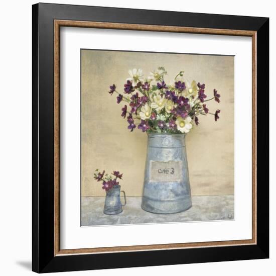 Plum Daisies-Cristin Atria-Framed Giclee Print