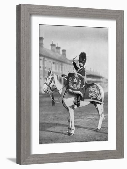 Plum Duff, the Drum-Horse of the Royal Scots Greys, 1896-Gregory & Co-Framed Giclee Print