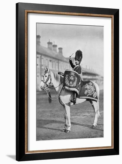 Plum Duff, the Drum-Horse of the Royal Scots Greys, 1896-Gregory & Co-Framed Giclee Print