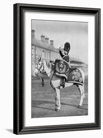 Plum Duff, the Drum-Horse of the Royal Scots Greys, 1896-Gregory & Co-Framed Giclee Print
