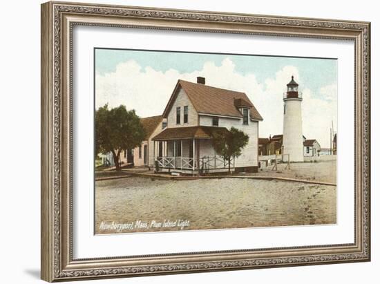 Plum Island Lighthouse, Newburyport, Mass.-null-Framed Art Print