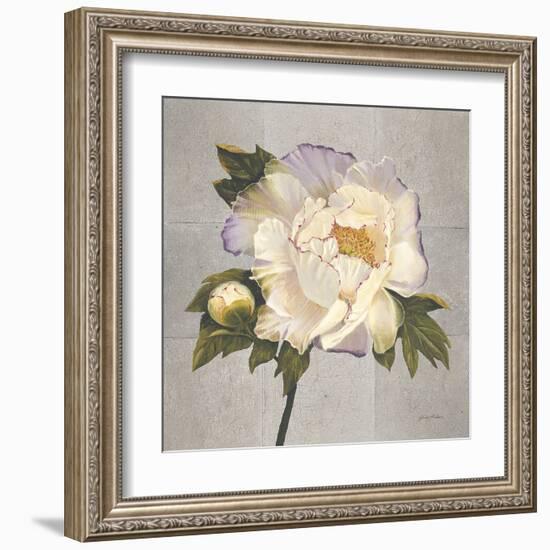 Plum Peonies 2-Gloria Eriksen-Framed Art Print