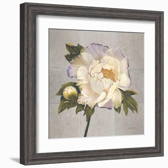 Plum Peonies 2-Gloria Eriksen-Framed Art Print