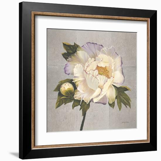 Plum Peonies 2-Gloria Eriksen-Framed Art Print