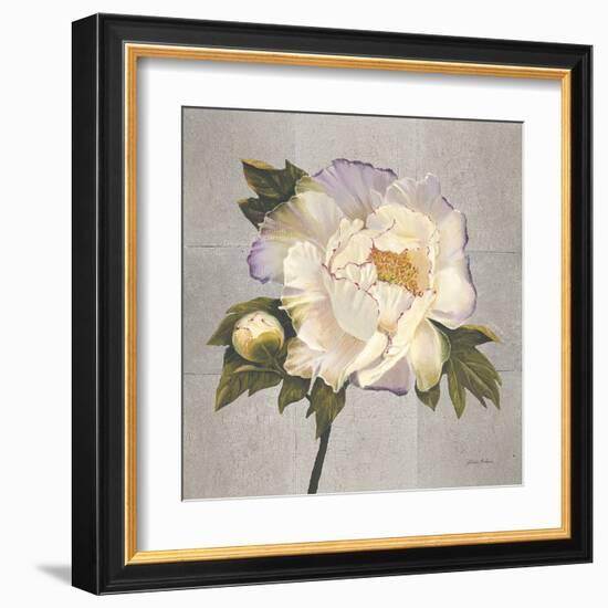 Plum Peonies 2-Gloria Eriksen-Framed Art Print