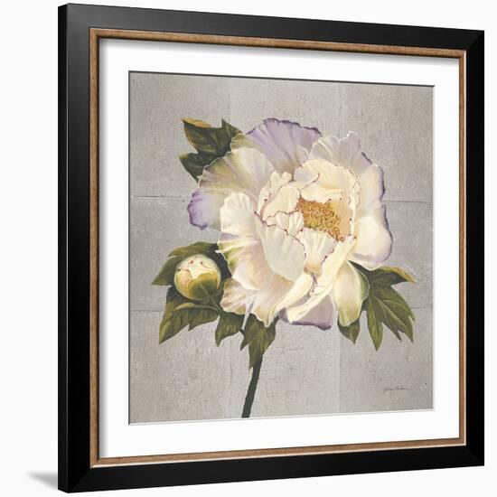 Plum Peonies 2-Gloria Eriksen-Framed Art Print