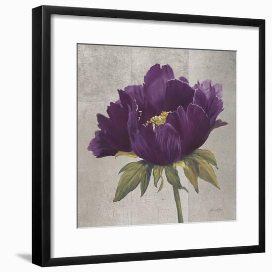 Plum Peonies 3-Gloria Eriksen-Framed Art Print