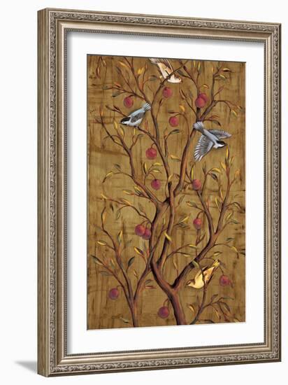 Plum Tree Panel III-Rodolfo Jimenez-Framed Art Print