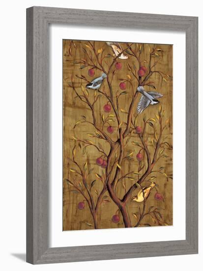 Plum Tree Panel III-Rodolfo Jimenez-Framed Art Print