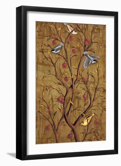 Plum Tree Panel III-Rodolfo Jimenez-Framed Art Print