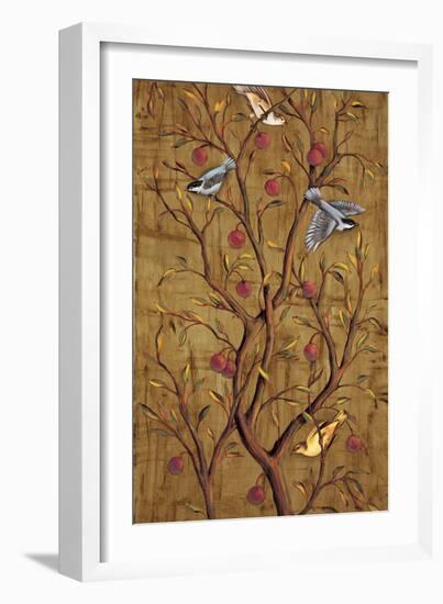 Plum Tree Panel III-Rodolfo Jimenez-Framed Art Print