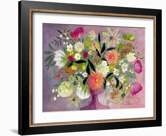 Plum Vase Bouquet-Suzanne Allard-Framed Art Print