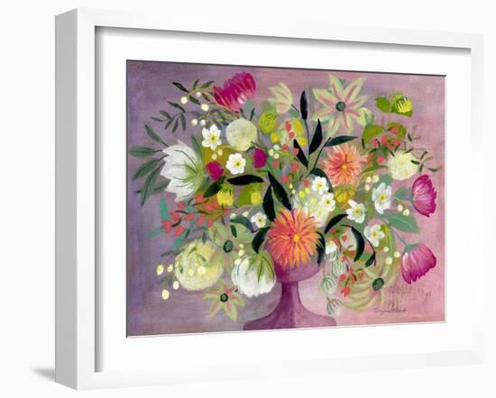 Plum Vase Bouquet-Suzanne Allard-Framed Art Print