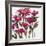 Plum Wild Flowers-Jane Slivka-Framed Art Print