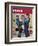 "Plumbers" Saturday Evening Post Cover, June 2,1951-Norman Rockwell-Framed Giclee Print