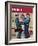 "Plumbers" Saturday Evening Post Cover, June 2,1951-Norman Rockwell-Framed Giclee Print