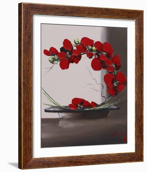 Plume Orchid II-Olivier Tramoni-Framed Art Print