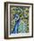 Plumed Peacock I-Carolee Vitaletti-Framed Art Print